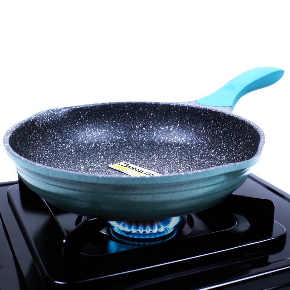 PRESTON COOKWARE - Ocean Island Granite Frypan 24cm Penggorengan Anti Lengket / Frypan Gift / Frypan Kekinian