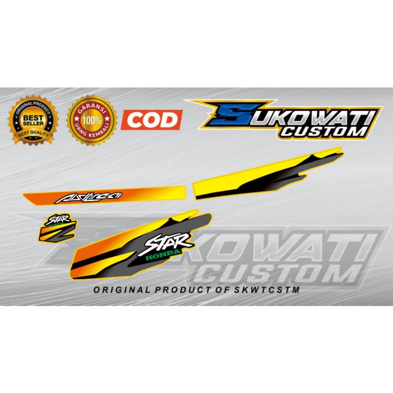 STRIPING ASTREA PRIMA VARIASI ASTREA STAR