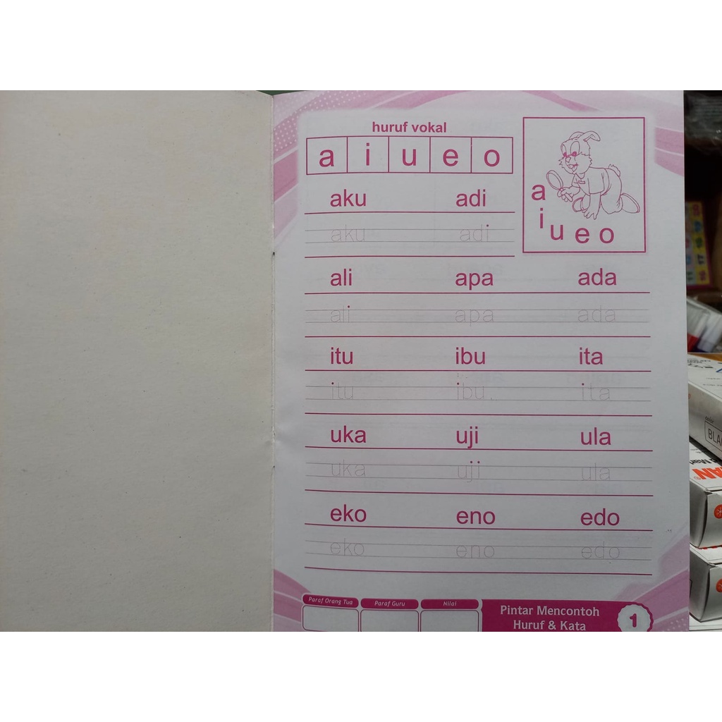 Paket 6pcs buku anak aktif dan kreatif untuk anak PAUD TK lingkar media