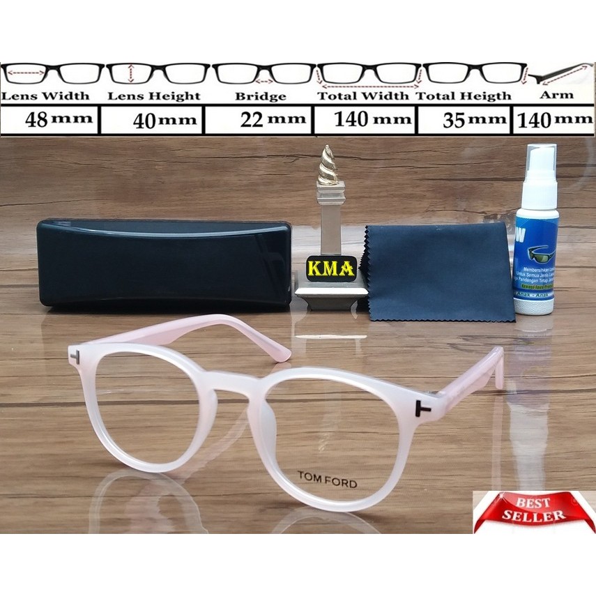Frame kacamata minus tomford kacamata transparant frame bulat minus