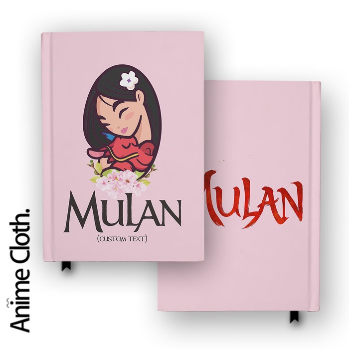 

Buku Catatan Notebook Mulan 1 Custom Nama Jurnal Diary Hardcover A5 A6