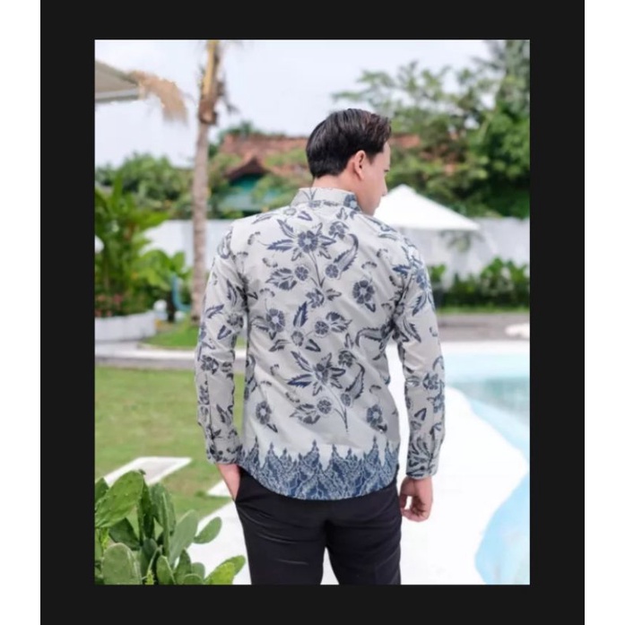 batik solo modern lengan panjang slimfit lengan panjang furing kondangan original terbaru terlaris