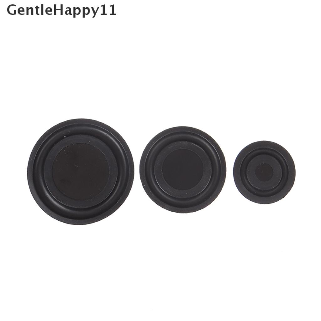 Gentlehappy 2Pcs Plat Membran Getar Pasif Bahan Karet Ukuran 30MM 40MM 50MM Untuk Radiator Bass