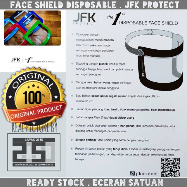 FACE SHIELD ANAK DEWASA SEKALI PAKAI TERMURAH ECER SATUAN APD FACESHIELD ANTI FOG EMBUN DISPOSABLE