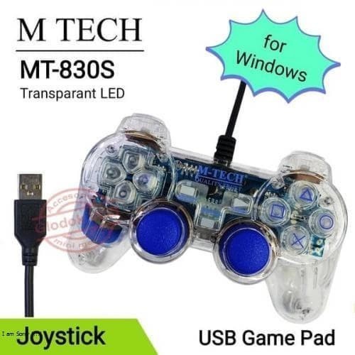 Gamepad Single M-Tech / Stick Laptop /Stick PC / Joystick Transparan