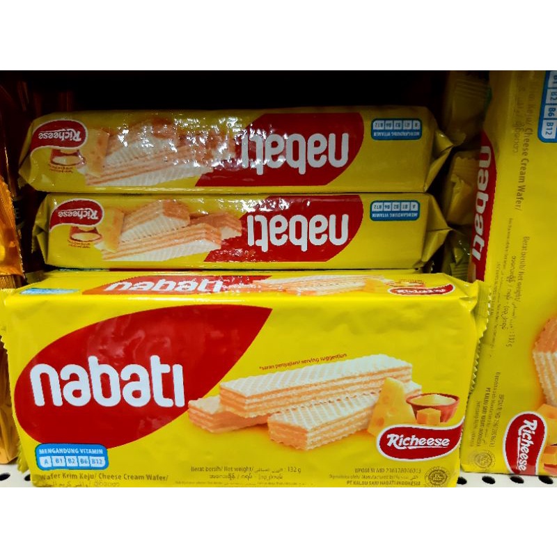 

Nabati Wafer All Varian Rasa 132 gr / Nabati Richesse Wafer