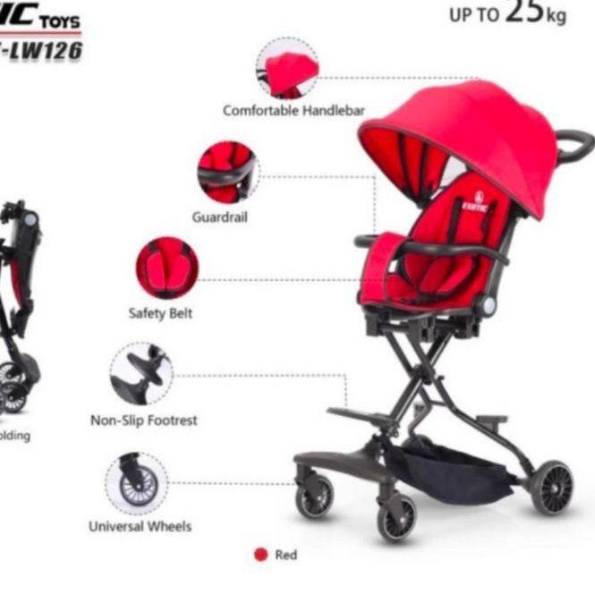 EXCLUSIVEStroller exotic lw129 lw003 lw112 lw126 ez02 kursi stroller anak|SQ1