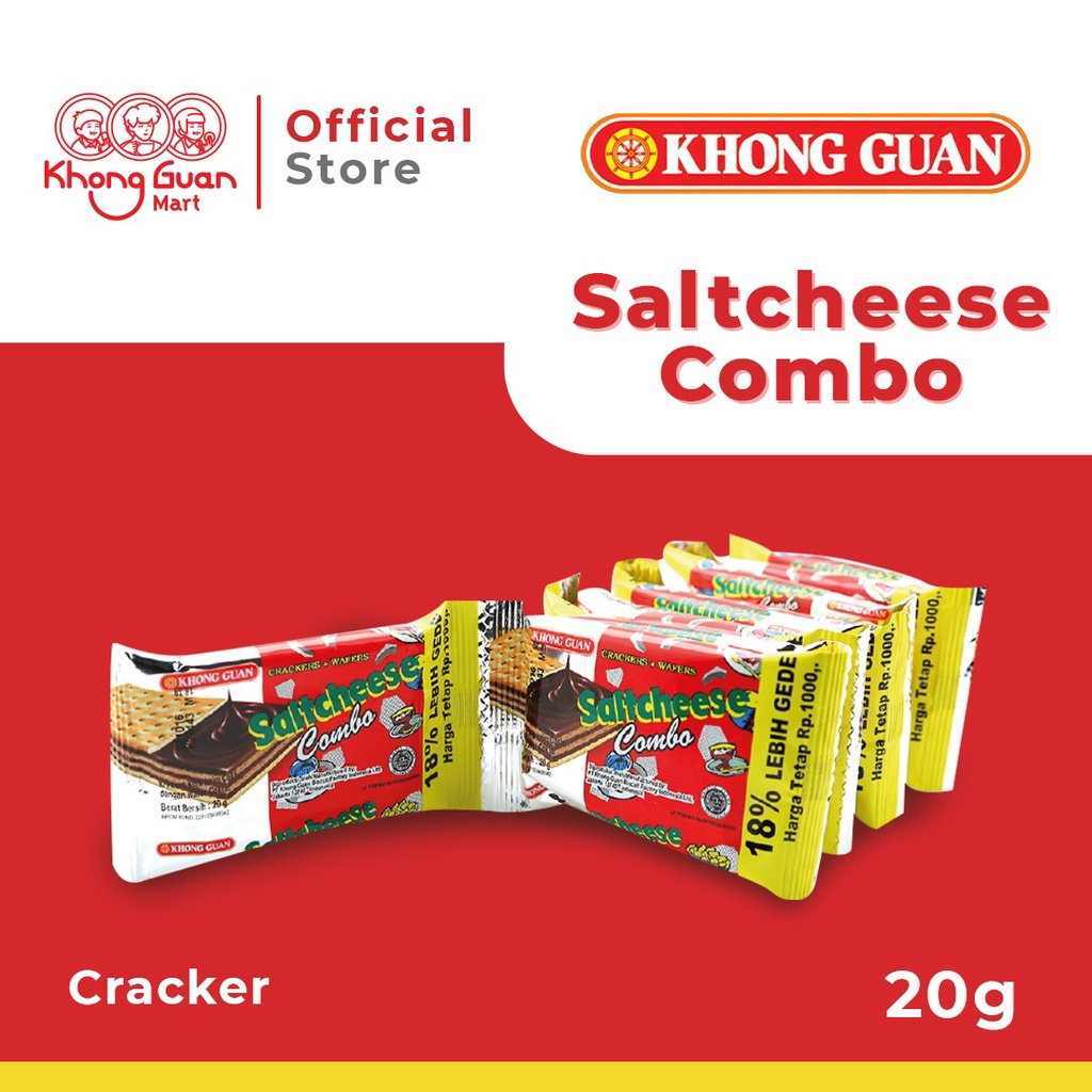 

KHONG GUAN Saltcheese Combo Renceng 20Gr X 10