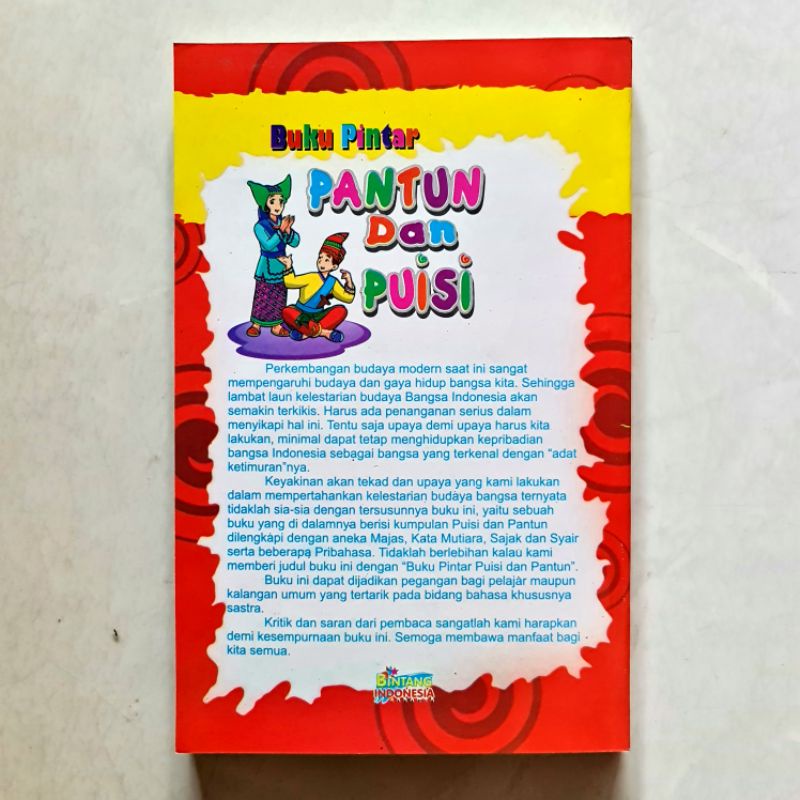 BUKU PINTAR PANTUN DAN PUISI READY STOK