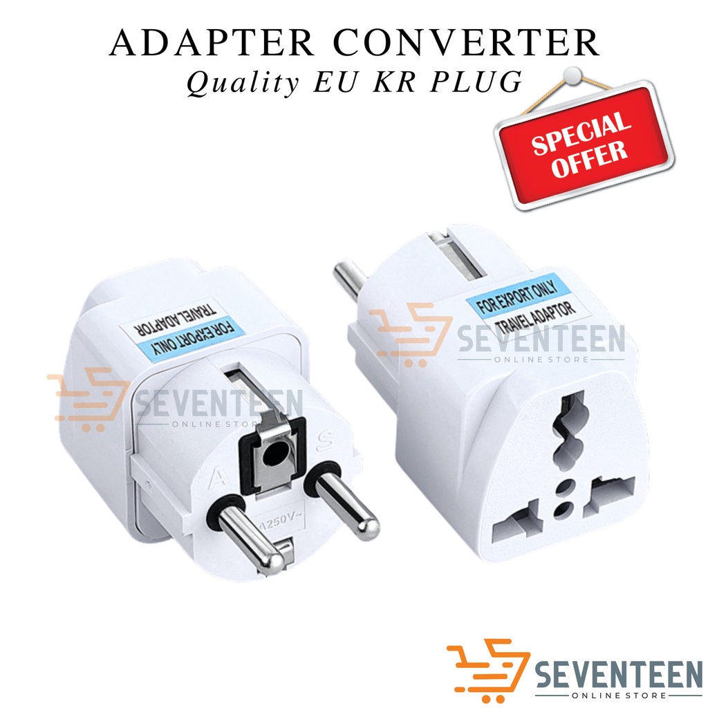 TRAVEL ADAPTOR STEKER COLOKAN KAKI 3 / STEKER OVER ADAPTER KAKI 3 UNIVERSAL COLOKAN LISTRIK 3 LUBANG