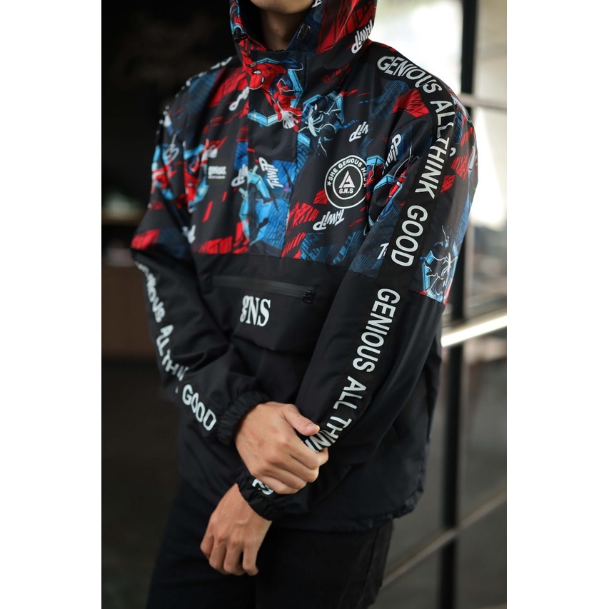 D&B JAKET PRIA - JAKET CAGOULE WP INSIDE - JAKET CAGOULE GNIUS TERBARU - JAKET CASUAL PRIA - CAGOULE