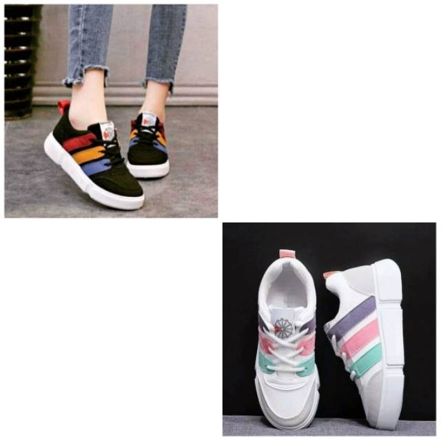 sepatu wanita sneakers running fashion wanita Zr01 Korean Style