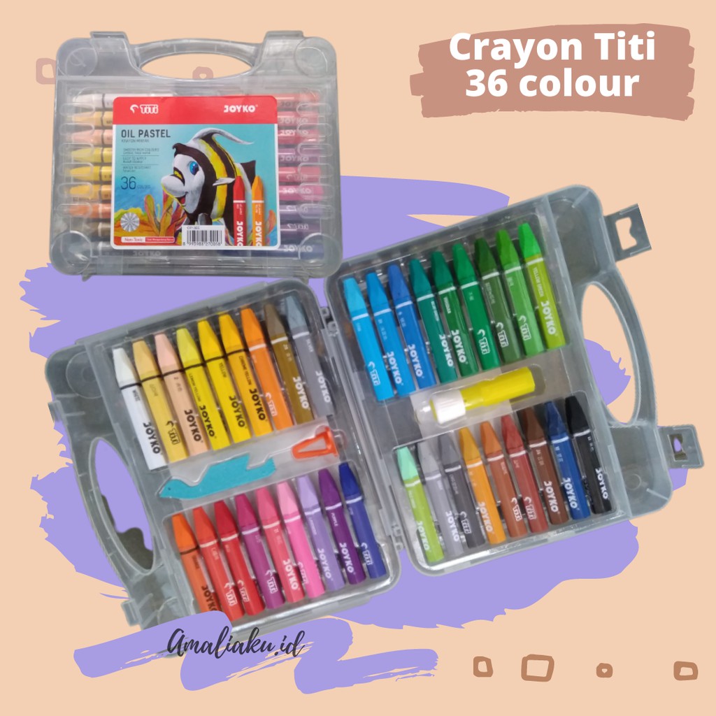 

Crayon Titi 36 Warna Oil Pastel