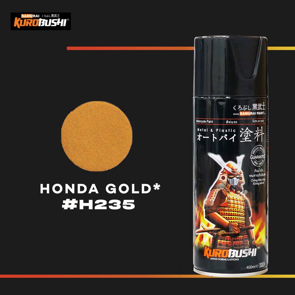 Samuraipaint, Honda Gold H235 Cat Aerosol Kualitas Kompresor