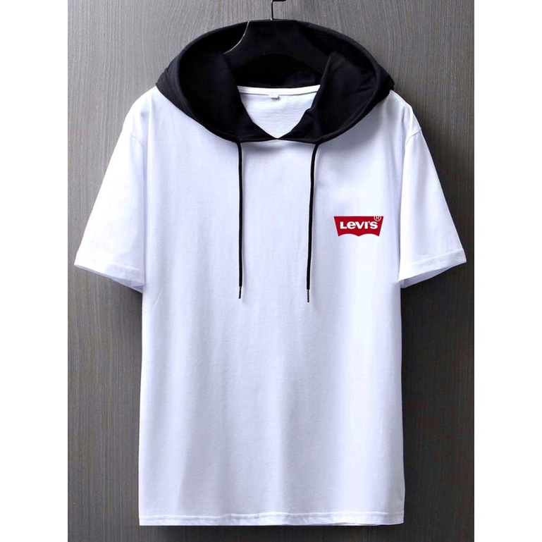 KAOS HOODIE PRIA LENGAN PENDEK/KAOS HOODIE KUPLOK PRIA/KAOS PRIA T-SHIRT TERLARIS/KAOS HOODIE T-SHIR