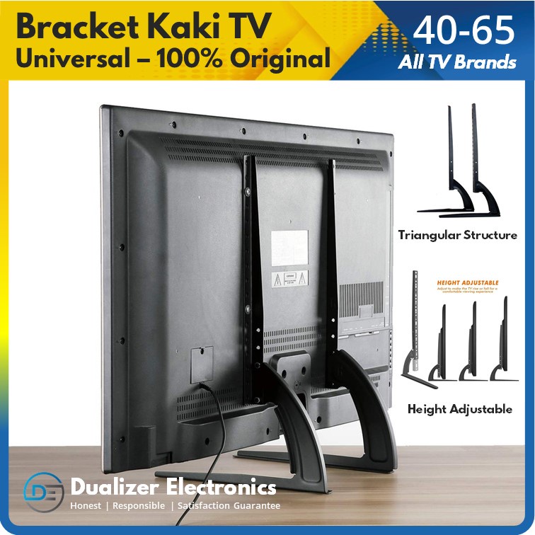 Bracket TV Stand Kaki TV 22 24 32 43 50 55 65 Inch Standing LCD LED TV UNIVERSAL