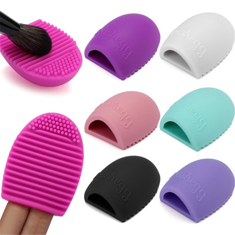BRUSH EGG PAD PEMBERSIH KUAS MAKE UP