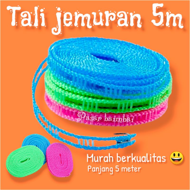 TALI JEMURAN LIMA METER TALI JEMURAN PLASTIK TALI JEMURAN BUAT HANGER TALI JEMURAN PANJANG 5M TALI JEMURAN PAKE LUBANG TALI JEMURAN MURAH BERKUALITAS TALI JEMURAN BERLUBANG TALI JEMURAN BANJARMASIN PASAR BAIMBAI