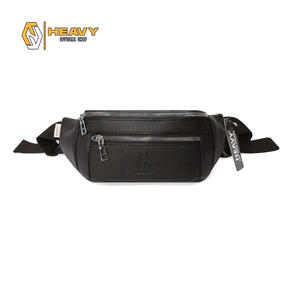 Waistbag Kulit Heavy Pria/Wanita - Tas Pinggang Original Heavy PU. Leather