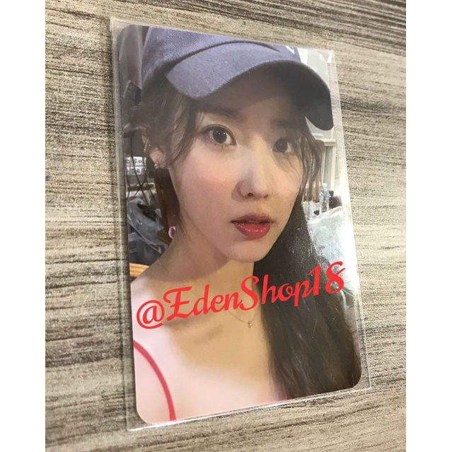 Photo Card IU SELFIE kpop 13 tahun Anniversary IUAENA - Official Original , Langka dan Edisi Terbata