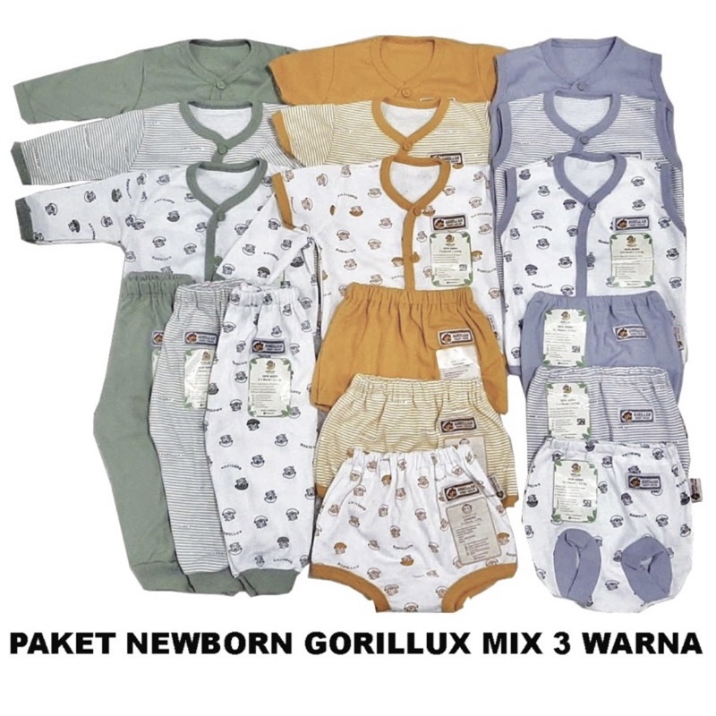 GORILLUX PAKET NEWBORN BABY 9 PSG