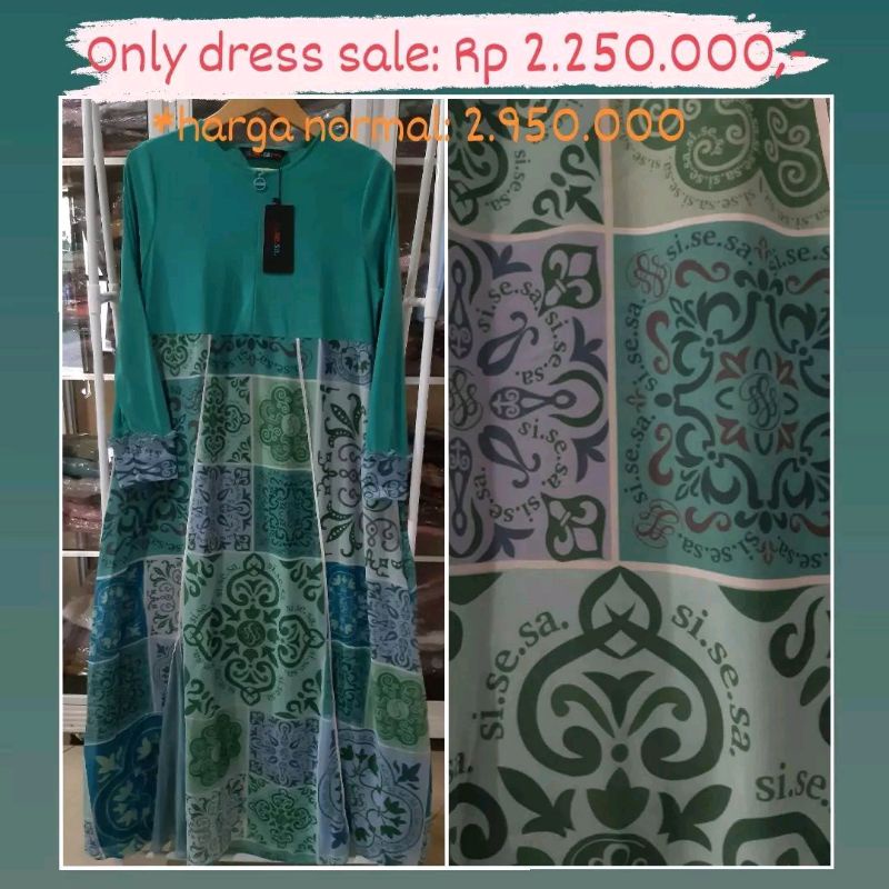 Sisesa dress printing sale discont