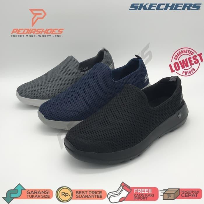 Skechers GoWalk Max / Go Walk Goga Yoga Mat Men Sepatu Pria Original