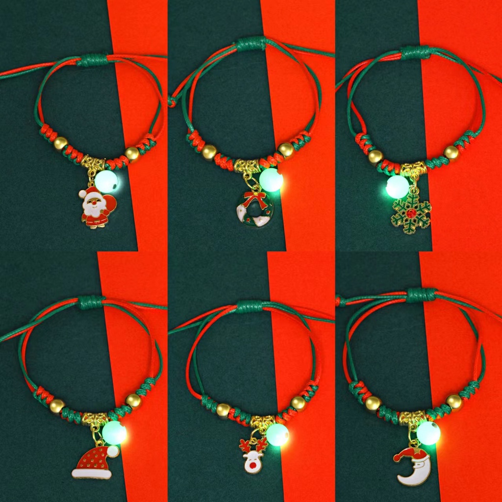 Gelang Pasangan Model Kepang Luminous Untuk Natal