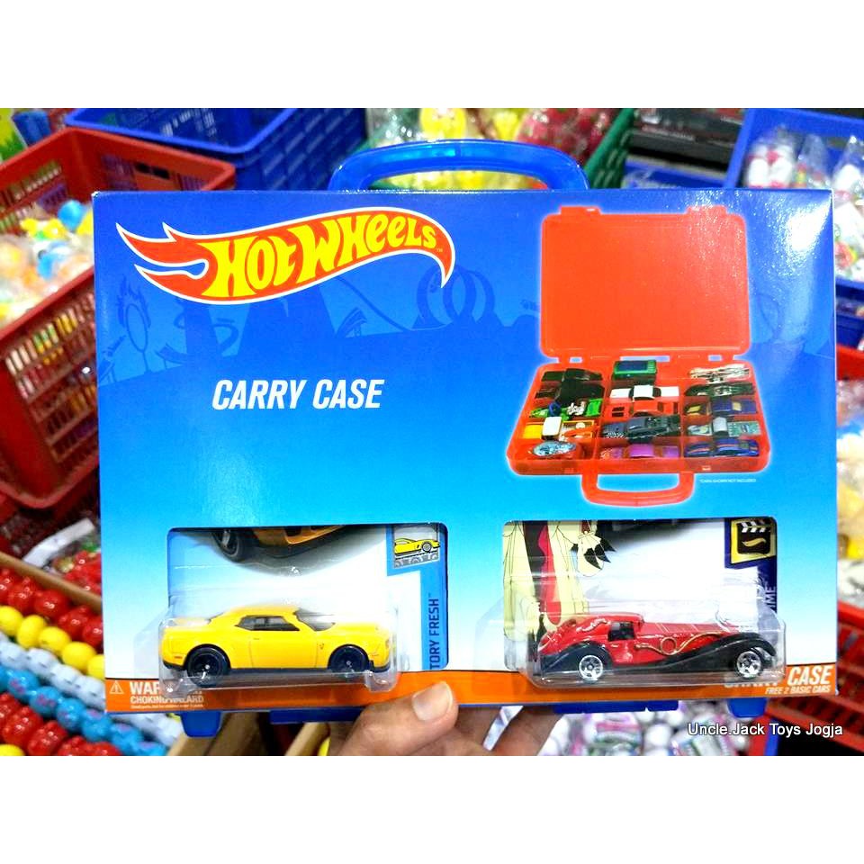 Mainan Anak - Hotwheels Box Twin Pack Carry Case - Koper Hotwheels
