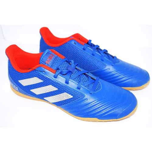 Sepatu Futsal Adidas Predator 19.4 In ( Boblue Silvmt )