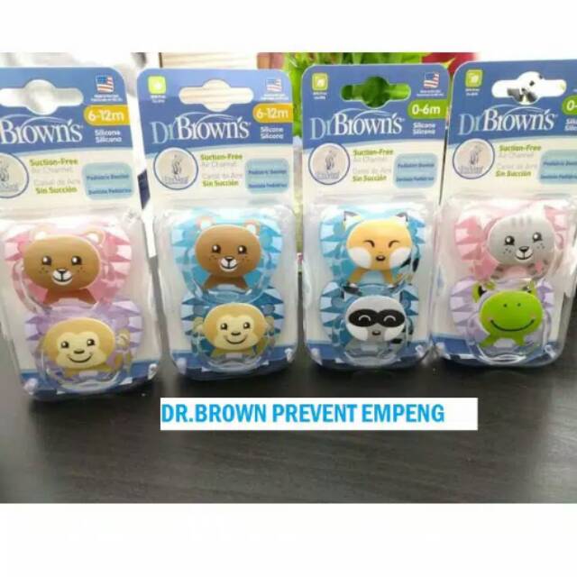 Jual Dr Brown's Empeng bayi soother pacifier Soothers 06 dan 618