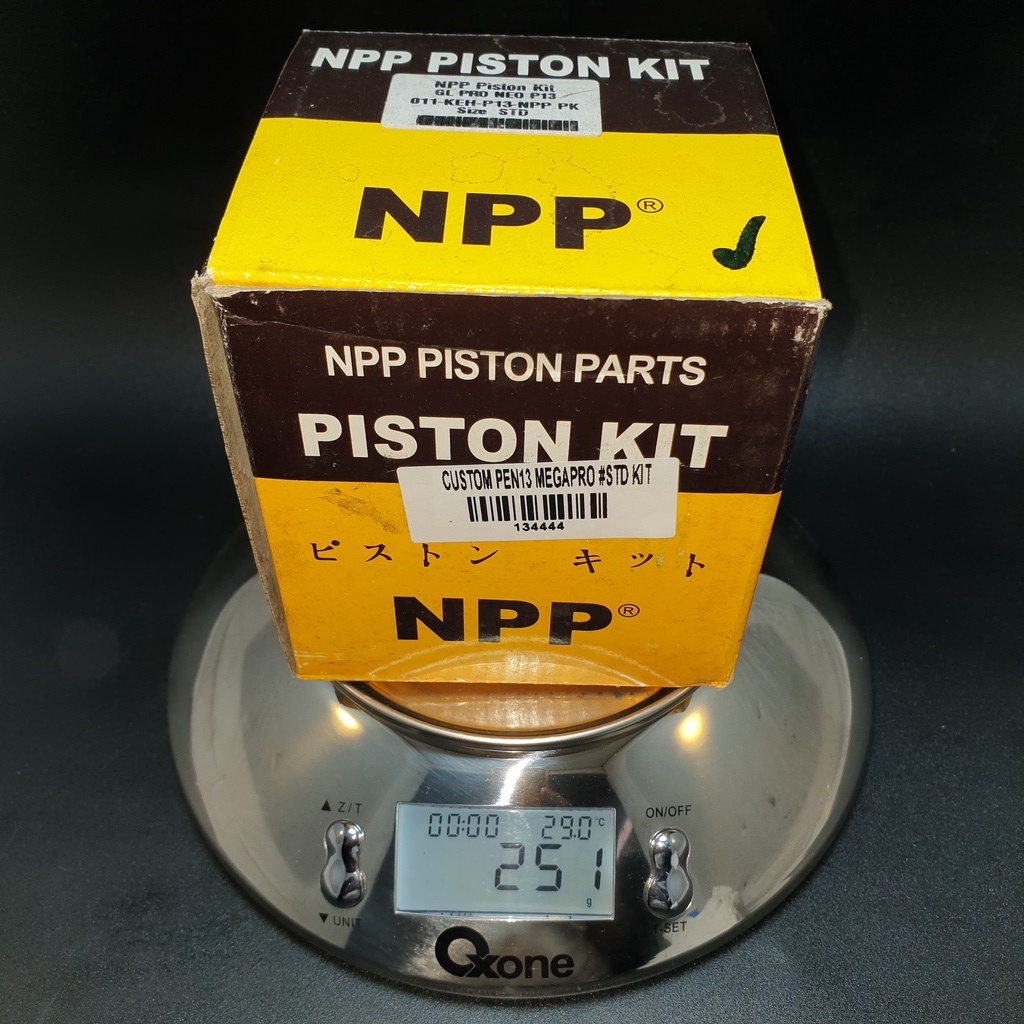 PISTON KIT SEHER CUSTOM PEN 13 GRAND-MEGAPRO OVERSIZE STD - 200 NPP