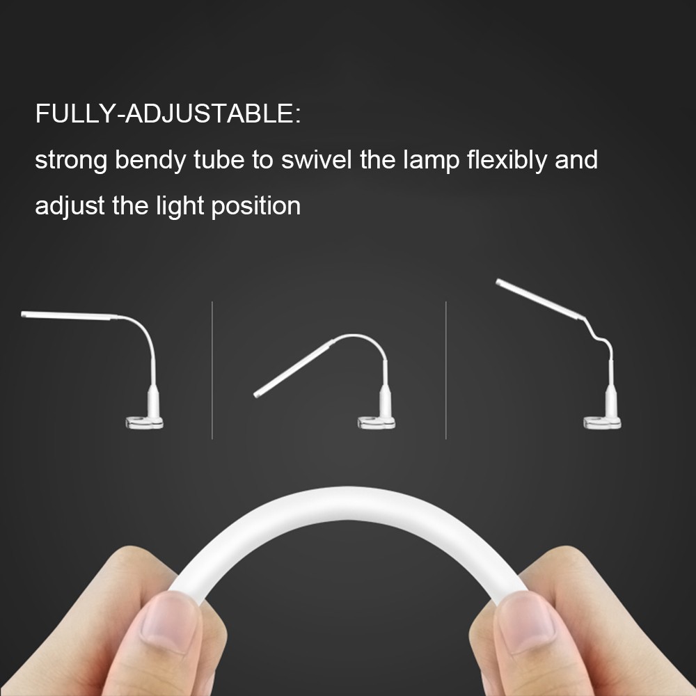 Tomshine Lampu Meja LED Eye Protection Desk Lamp Clip 24 LED 5W 5000K-5500K - L1515W