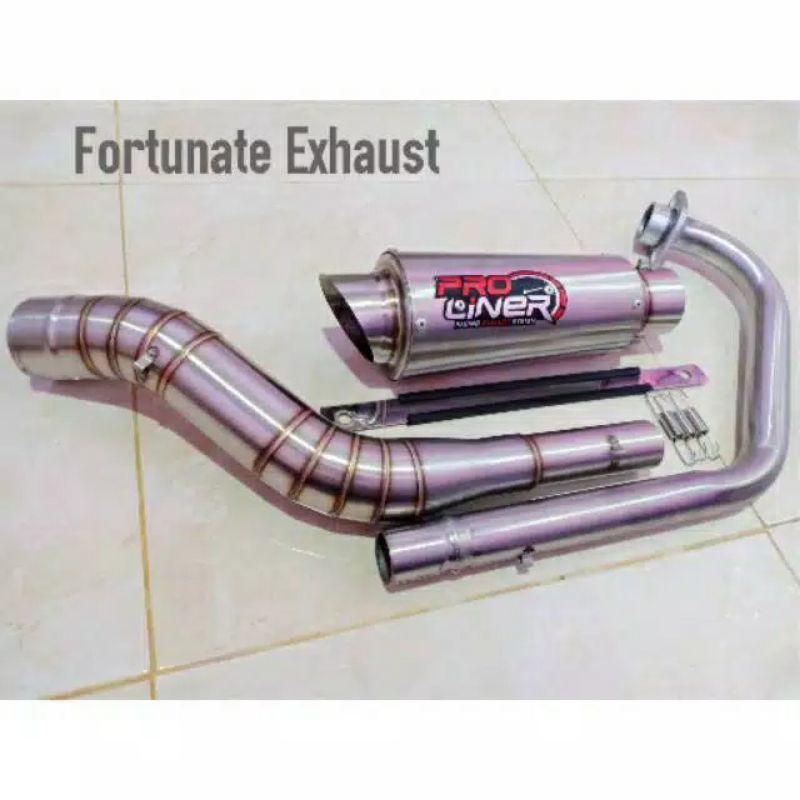 KNALPOT PRO CB150R CBR150R SONIC VIXION FU R15 GTR CS1 GSX DLL