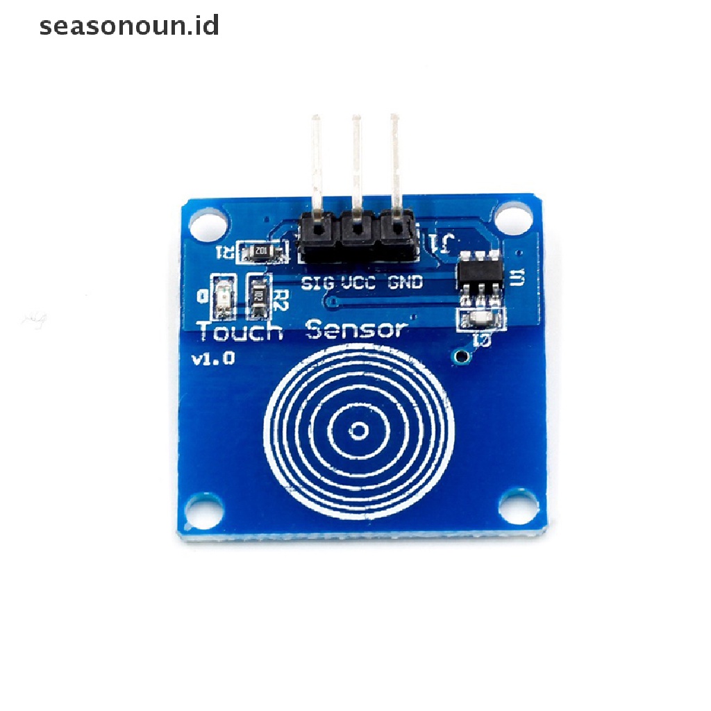 【seasonoun】 5PCS Touch Key Switch Module Self-Locking/No-Locking Capacitive Single Channel .