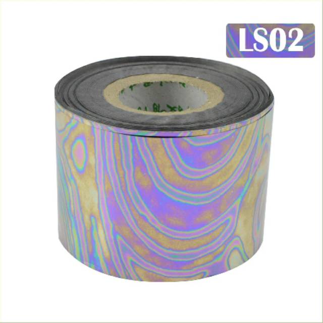 

Hot stamping foil motif rainbow