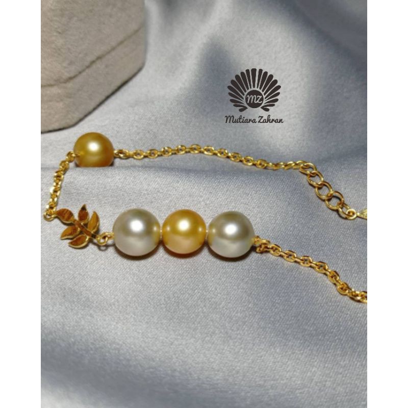 Gelang Wanita Mutiara Air Laut Grade A