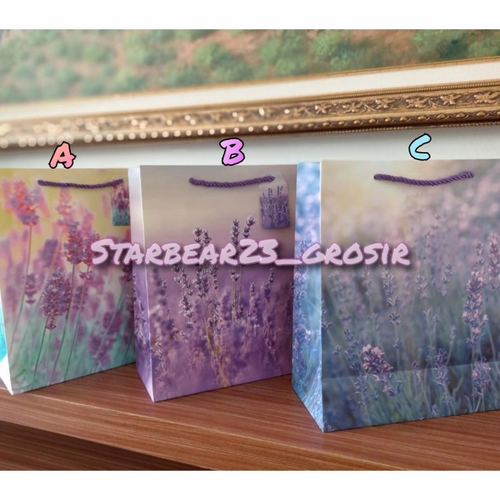 

READY COD Paperbag Lavender (Medium) GRATIS ONGKIR