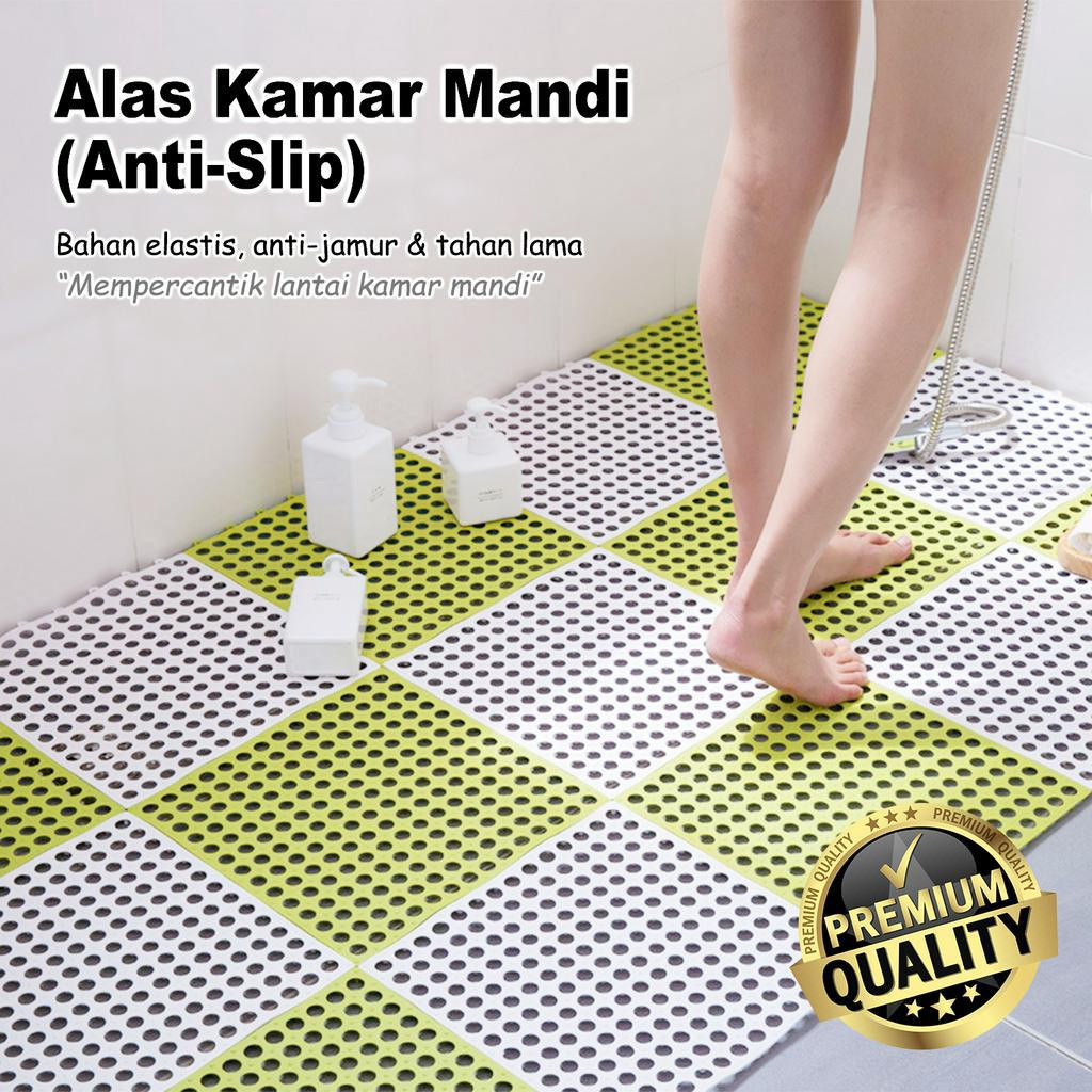 Karpet Karet Anti Slip Kamar Mandi Anti Licin Ukuran 30cm x 30cm Karet Original Terpopuler Termurah D7A1