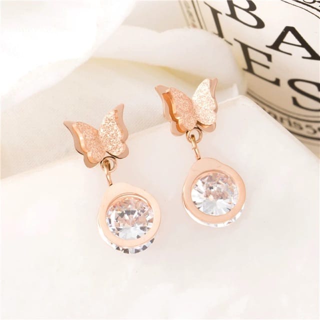 Anting TITANIUM Wanita Terkini Anti Luntur dan Karat Selamanya / Anting Titanium Jepit Import / Anting Wanita Korea Import Terkini / Anting Titanium Asli Ori Anti Karat