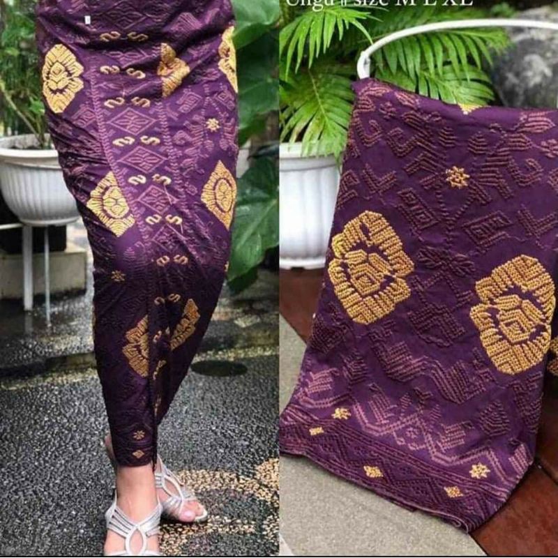 kamen jadi bordir benang emas