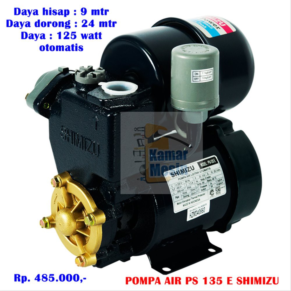 Pompa Air Shimizu Ps 135 E Pompa Air Ps 135 Shimizu Murah Shopee Indonesia
