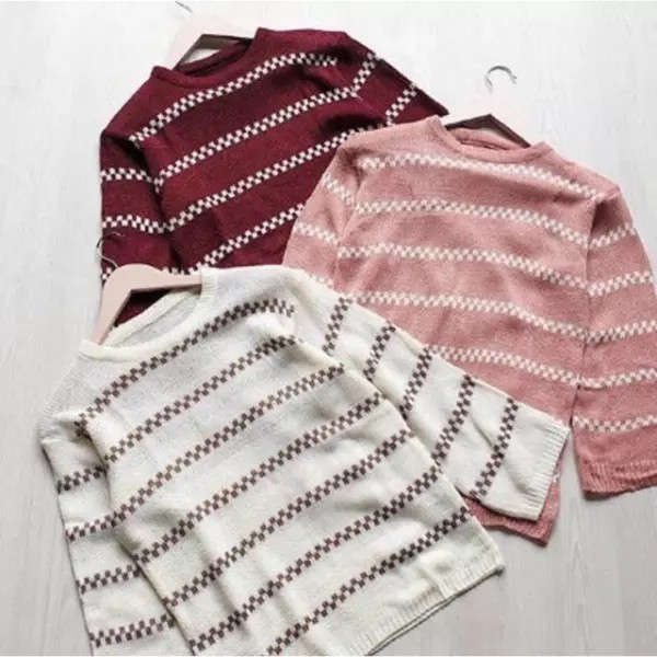 NAJAHSTORE / mozza sweater / SWEATER RAJUT / ATASAN RAJUT WANITA / BAJU RAJUT /