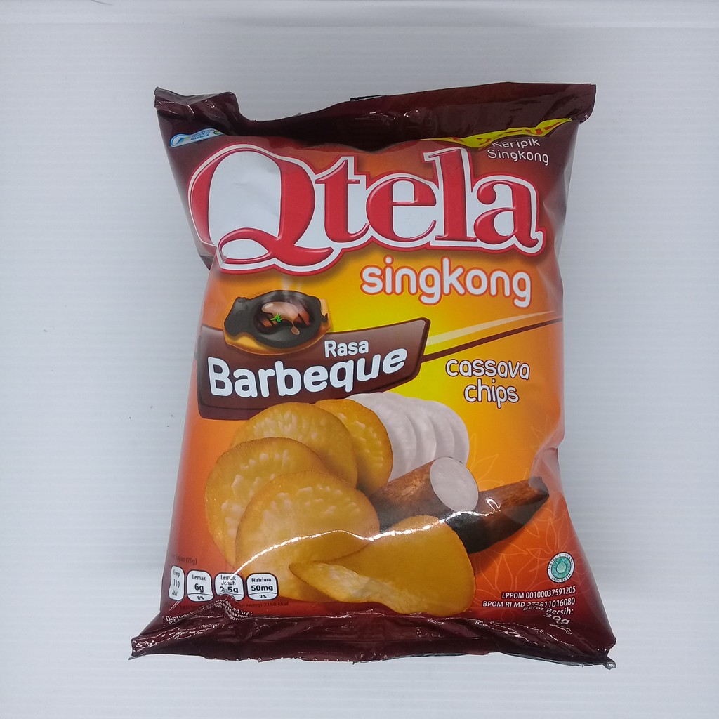 

Q tela Singkong Rasa Barbeque 30 gram