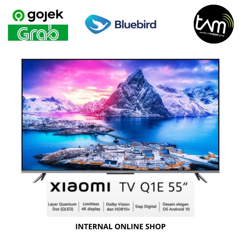 Xiaomi TV Q1E 55 Inch 4K Android TV Digital TV Garansi Resmi