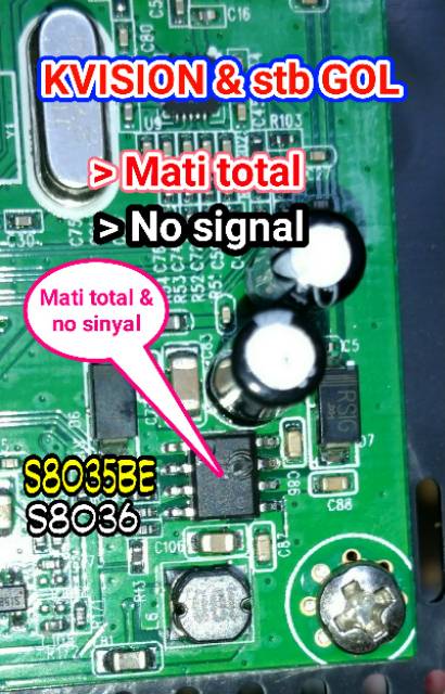 IC Polaritas s8036 K-Vision Bromo Cartenz lgsat stars Gardiner ottimo Optus op 66hd