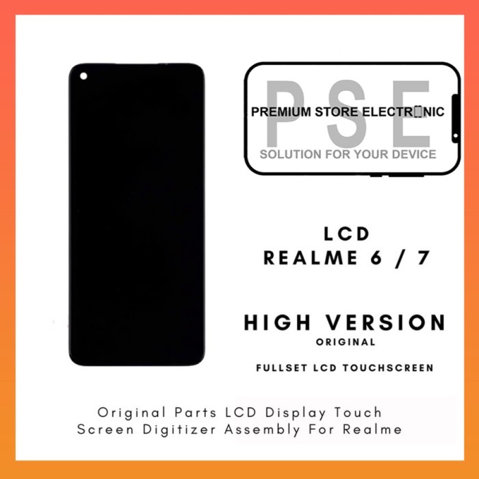 LCD Realme 6 / LCD Realme 7 ORIGINAL Fullset Touchscreen Garansi