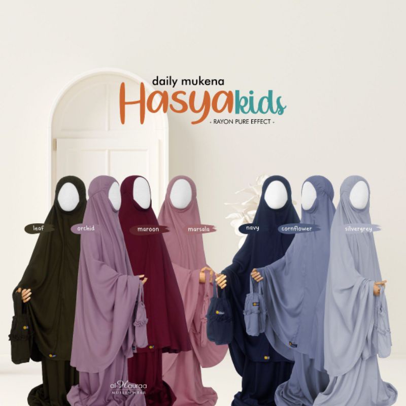 MUKENA HASYA KIDS PURE EFFECT ALHAURAA
