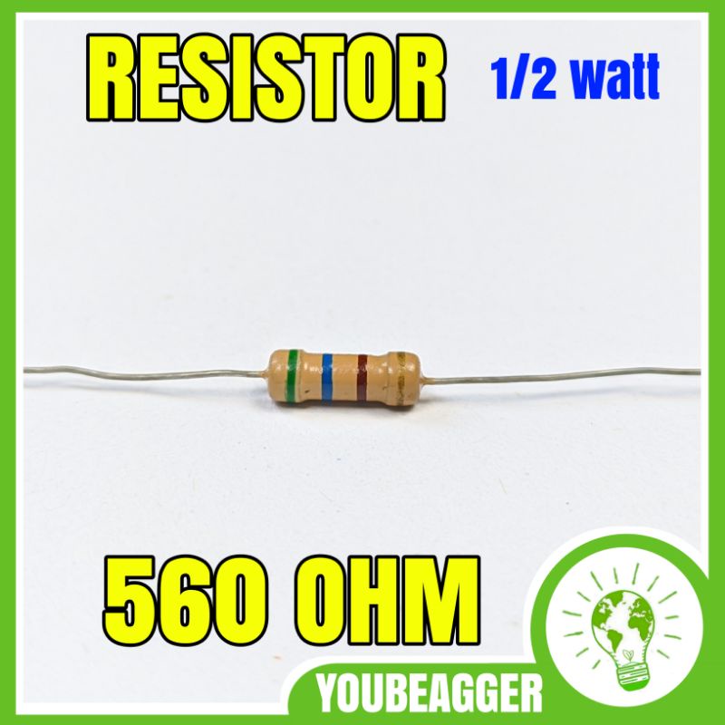 Resistor 560 ohm 1/2watt