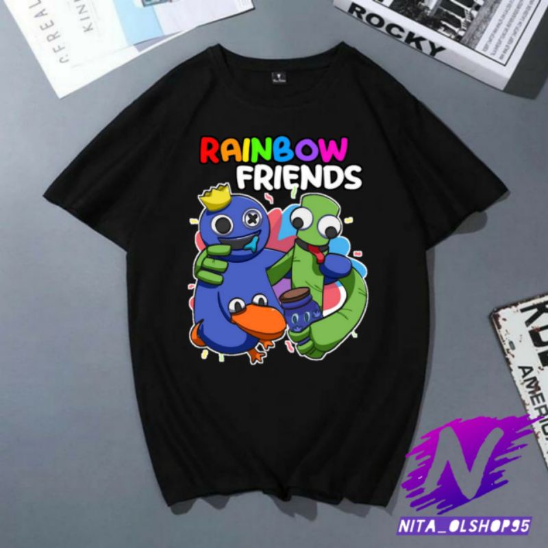 baju anak rainbow friends baju rainbow friends baju kaos anak rainbow friends kartun anak